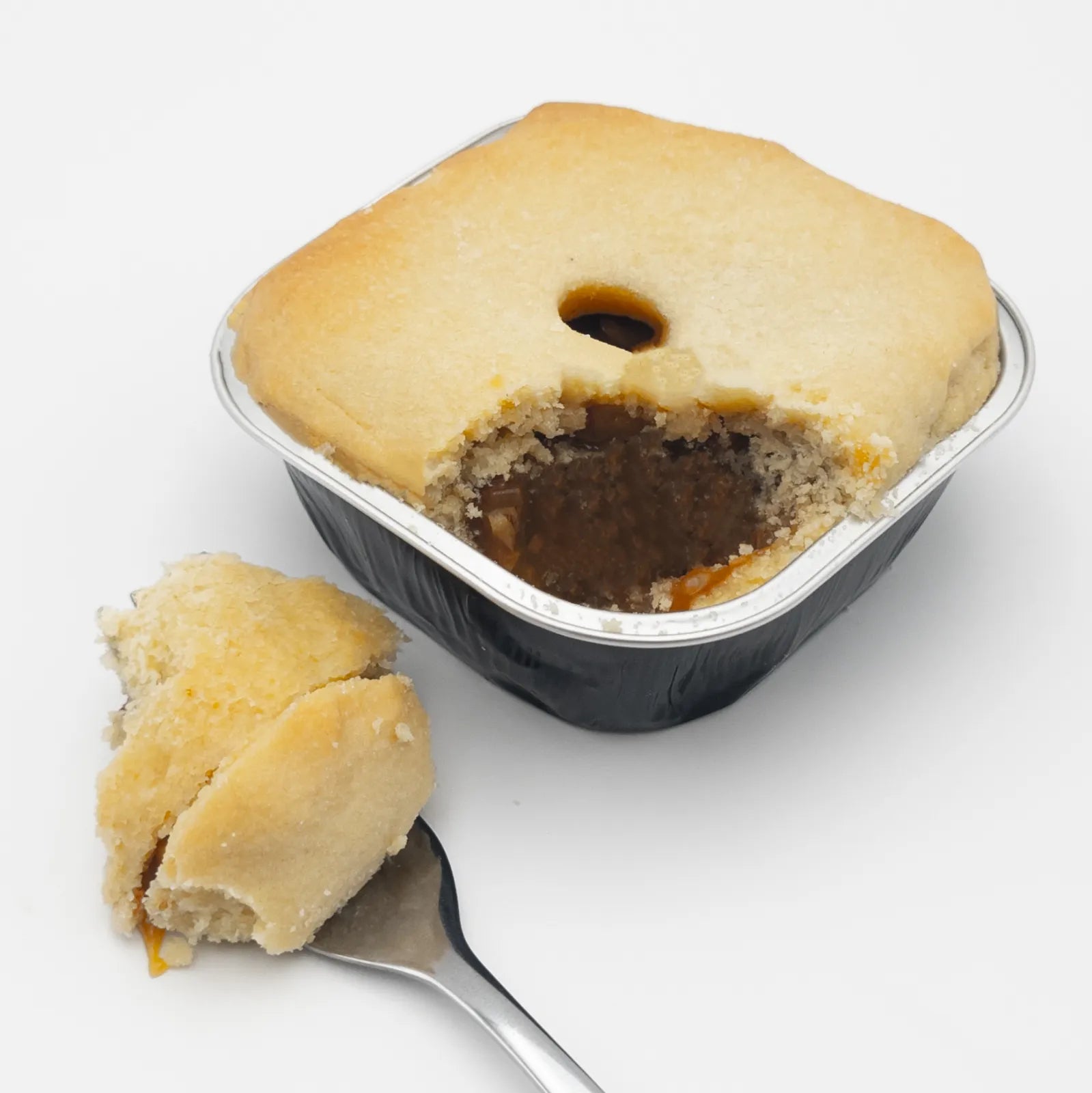 Sugar cookie crust with pie filling