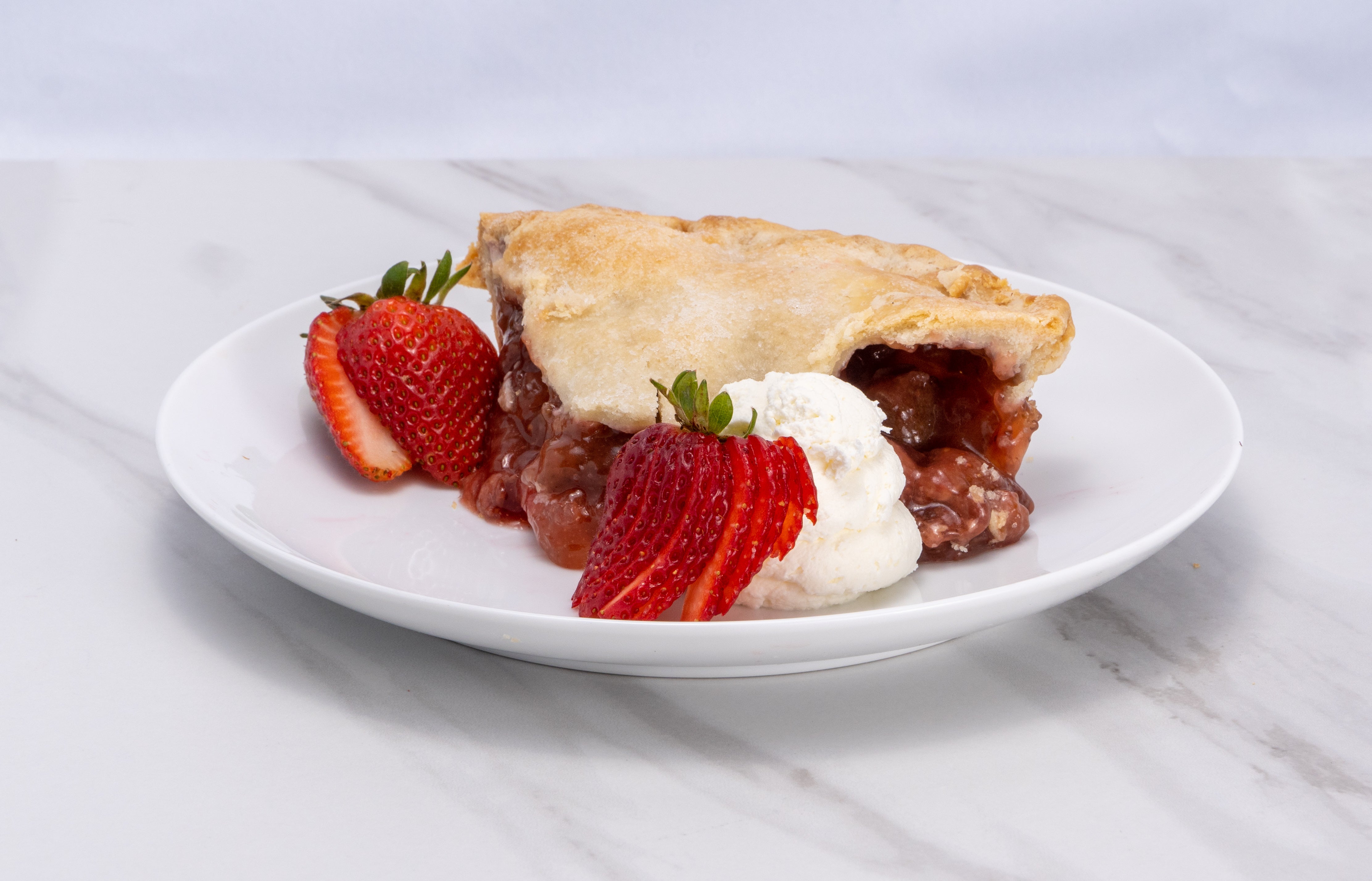 Strawberry Rhubarb Pie (8")