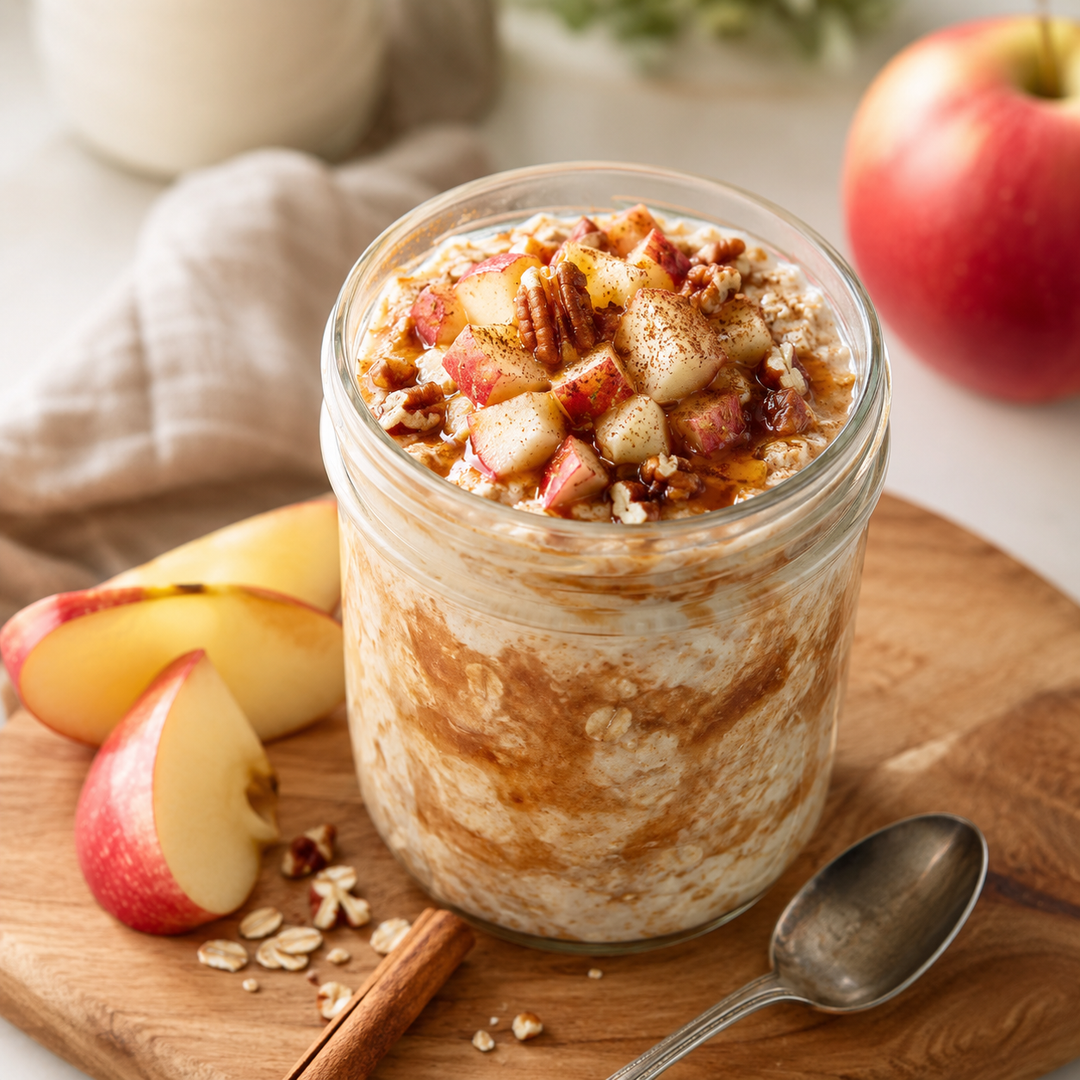 Barton Creek Cinnamon Apple Butter Overnight Oats