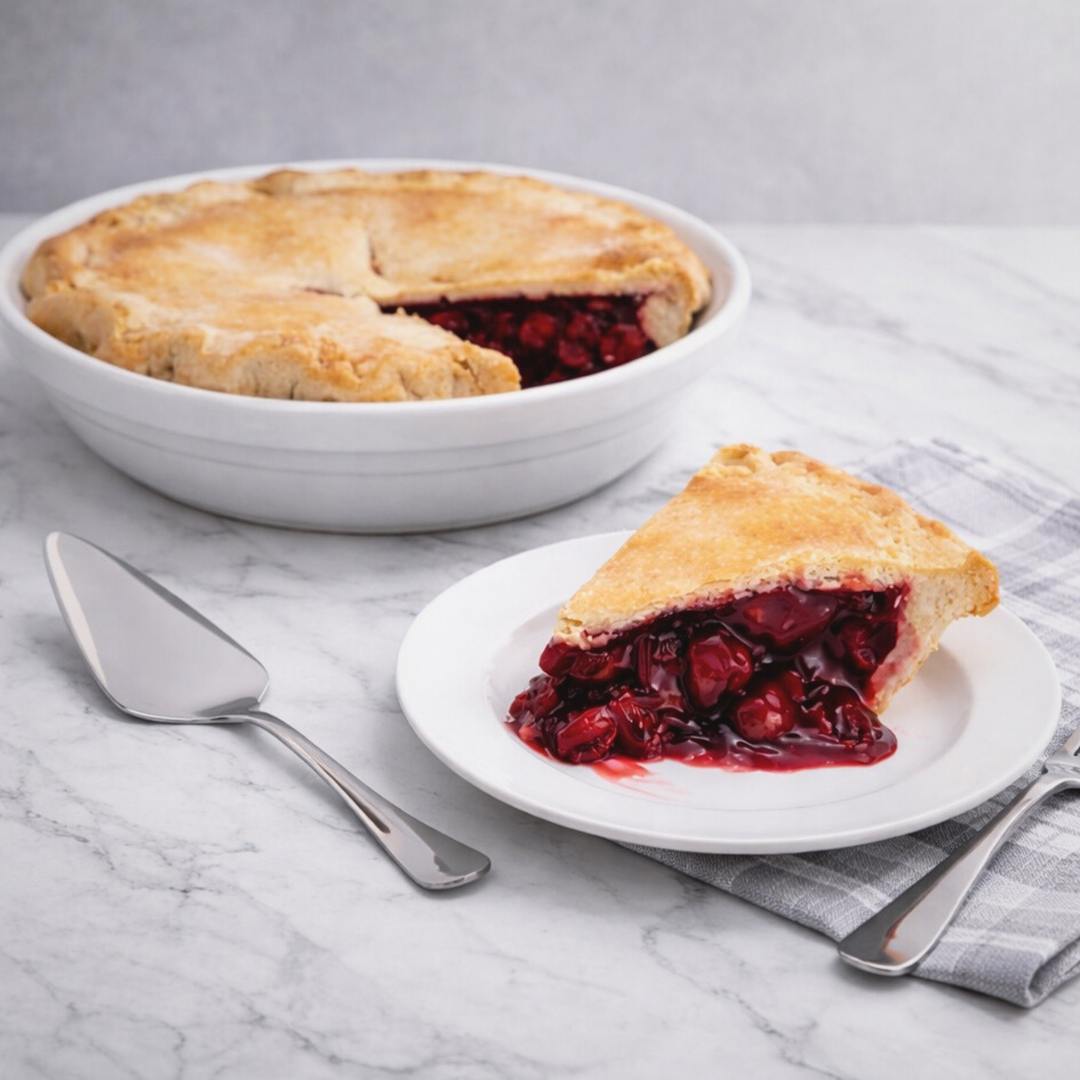 Slice of Tootie's Strawberry Rhubarb Pie