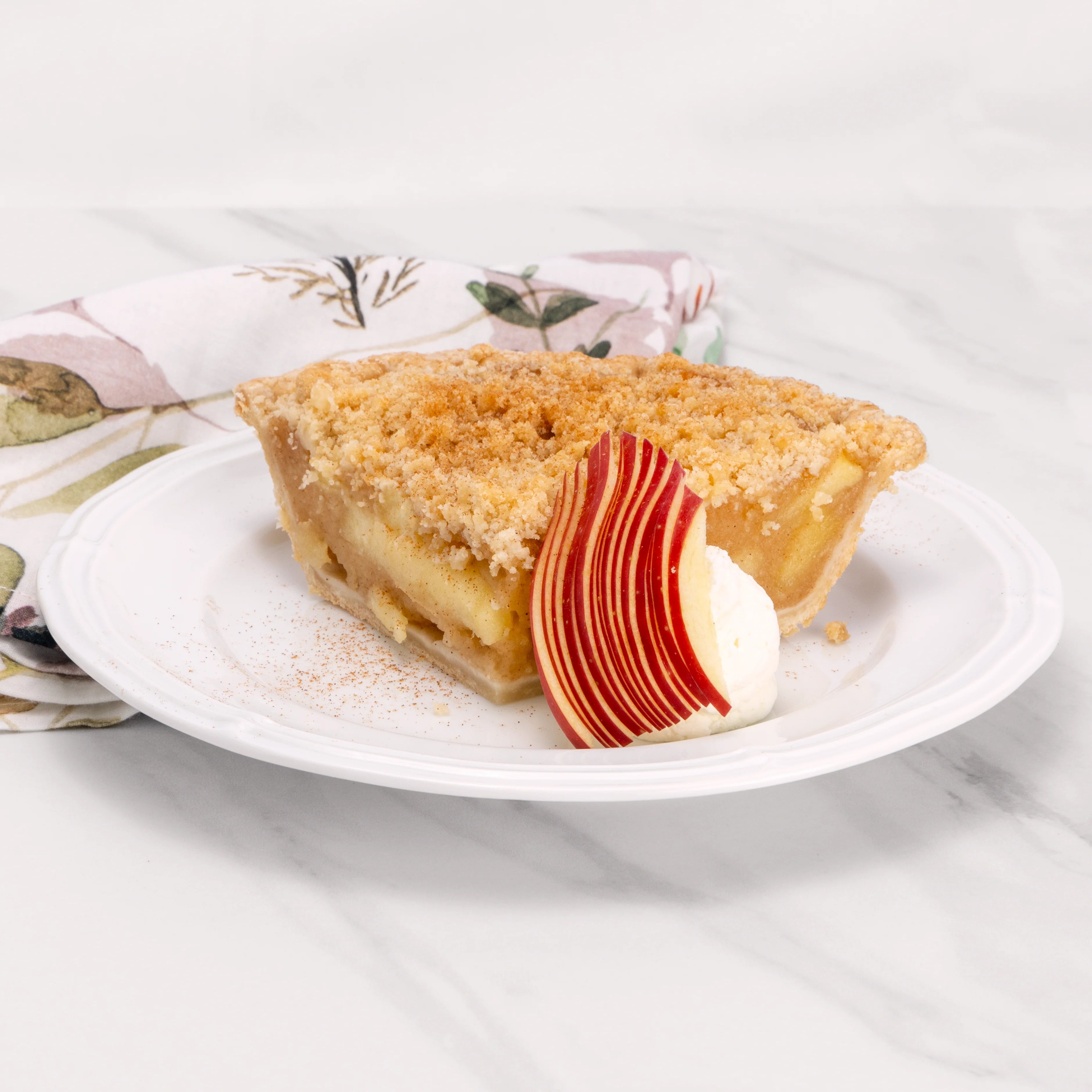 Apple Crumb Pie (Lower Sugar)